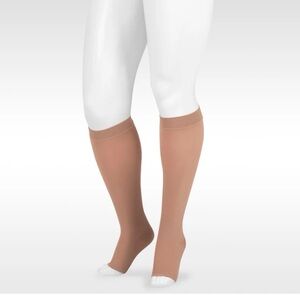 Juzo 2 pair NEW Dynamic Knee High 20-30 mmHg, Open Toe XL